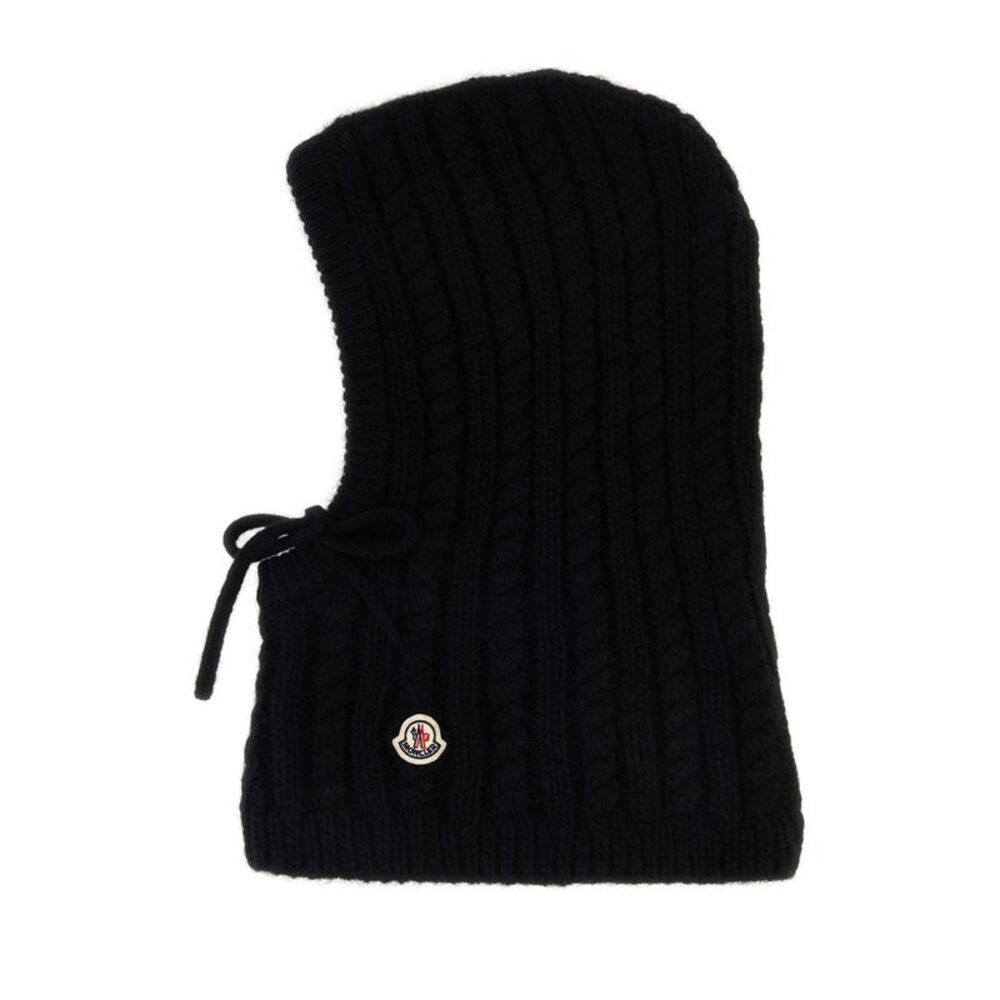 Moncler Women Black Alpaca Blend Balaclava